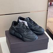 Valentino Garavani Bubbleback sneaker in mesh All Black 1Y2S0F08IAQ - 1