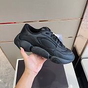 Valentino Garavani Bubbleback sneaker in mesh All Black 1Y2S0F08IAQ - 3