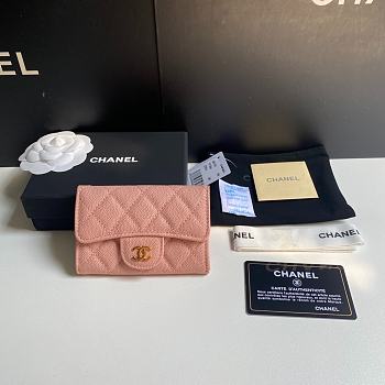 Chanel Card Holder Pink