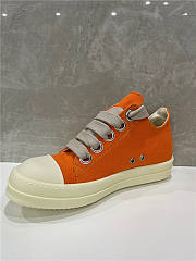 Rick Owens DRKSHDW Low Sneakers ORANGE/MILK   - 3