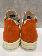 Rick Owens DRKSHDW Low Sneakers ORANGE/MILK   - 4