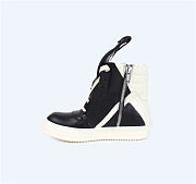 RICK OWENS SS23 EDFU Geobasket in Black and Milk  - 5