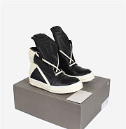 RICK OWENS SS23 EDFU Geobasket in Black and Milk  - 4