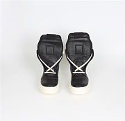 RICK OWENS SS23 EDFU Geobasket in Black and Milk  - 3