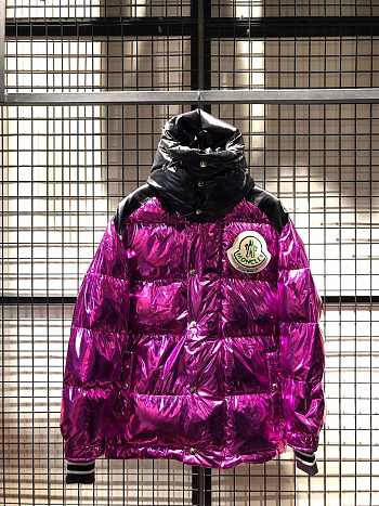 Moncler Palm Angels Pink Down Tim Jacket