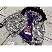 Moncler Palm Angels Silver Down Tim Jacket - 3