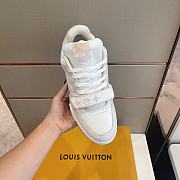 Louis Vuitton Monogram Unisex Street Style Plain Oversized Logo Sneakers White - 2