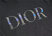 Dior Hoodie Logo Cotton in Black  - 6