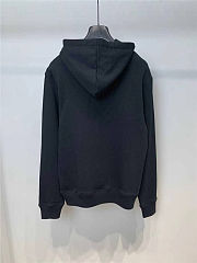 Dior Hoodie Logo Cotton in Black  - 5