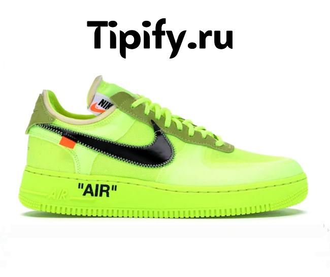 Nike Air Force 1 Low Off-White Volt AO4606-700 - 1