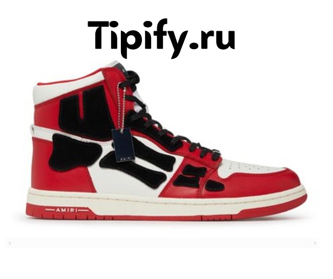 AMIRI High Top Black Red - 1