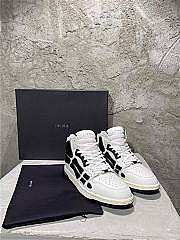 AMIRI Skel Top Hi White Black MFS002 111 - 2