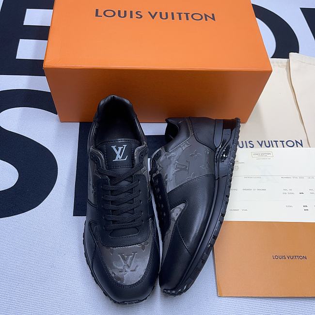 Louis Vuitton Run Away Sneaker Black 1A8KJ8 - 1