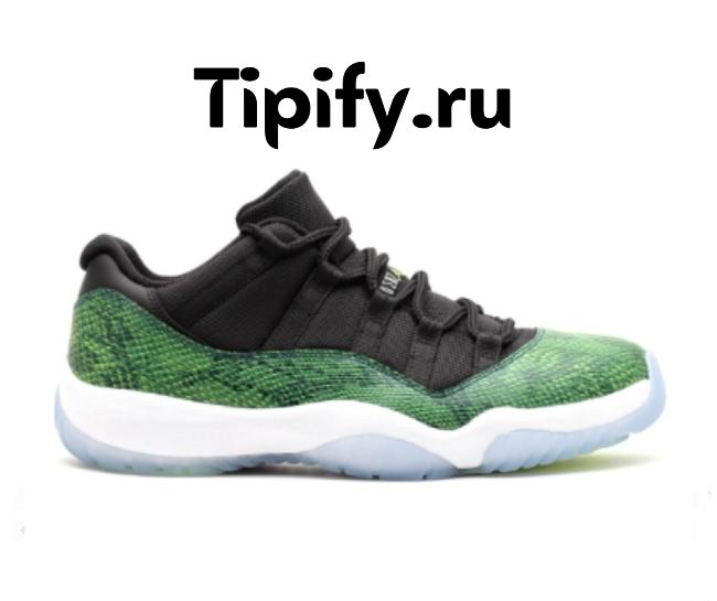 Air Jordan 11 Retro Low Green Snakeskin 528895 033 - 1