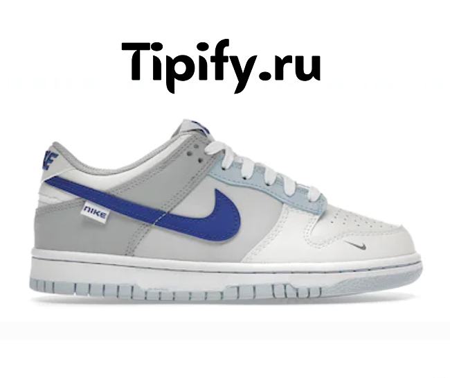 Nike Dunk Low Ivory Hyper Royal (GS) FB1843-141 - 1