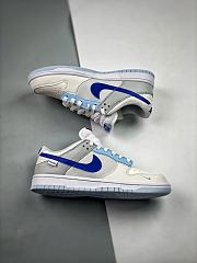 Nike Dunk Low Ivory Hyper Royal (GS) FB1843-141 - 4