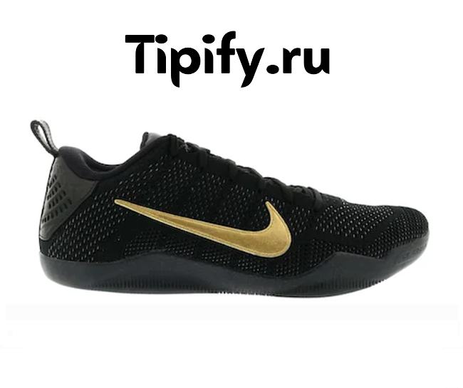 Nike Kobe 11 Elite Low Black Mamba Collection Fade to Black 869459-001 - 1