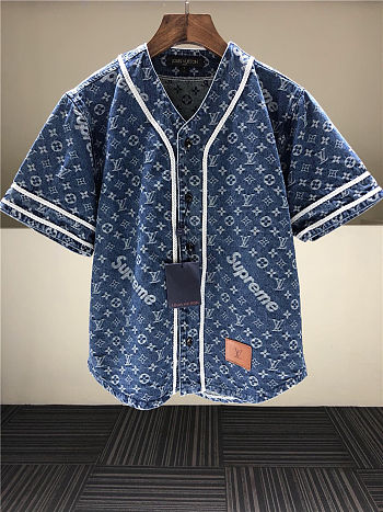 Louis Vuitton x Supreme 2017 LV Monogram Shirt 