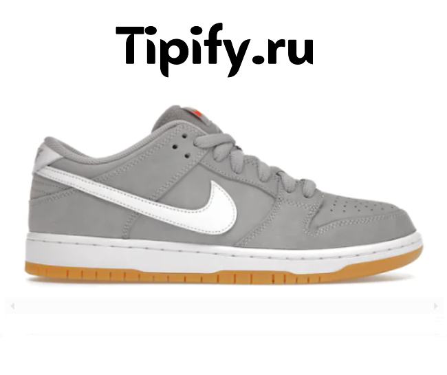 Nike SB Dunk Low Pro ISO Orange Label Wolf Grey Gum DV5464-001 - 1