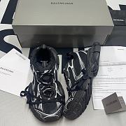 Balenciaga Men 3XL Sneaker in black and white 734734W3XL11090 - 5