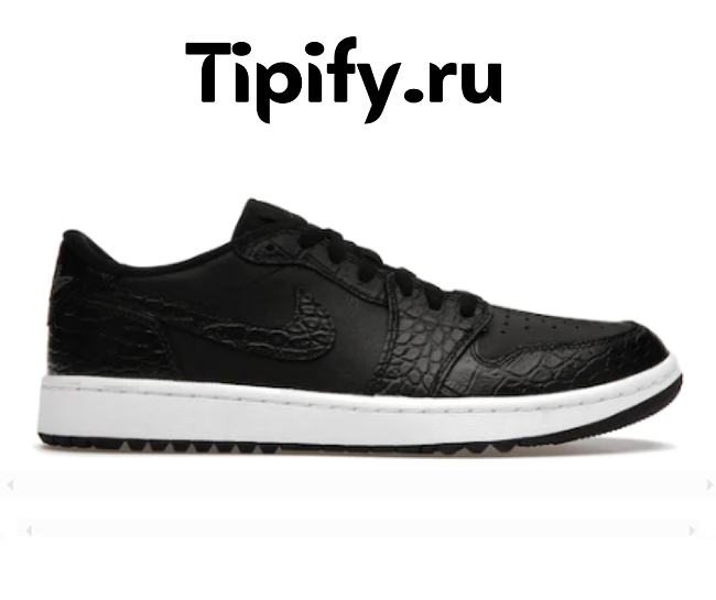 Air Jordan 1 Retro Low Golf Black Croc DD9315-003 - 1