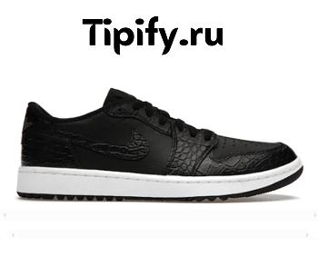 Air Jordan 1 Retro Low Golf Black Croc DD9315-003