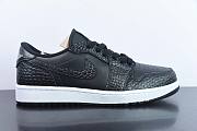 Air Jordan 1 Retro Low Golf Black Croc DD9315-003 - 2