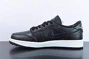 Air Jordan 1 Retro Low Golf Black Croc DD9315-003 - 6