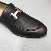 Hermes Paris loafer in goatskin with signature 