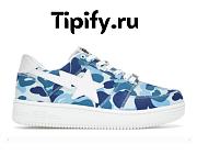 A Bathing Ape Bape Sta Low ABC Camo 20th Anniversary Blue 1G30191001 - 1