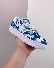 A Bathing Ape Bape Sta Low ABC Camo 20th Anniversary Blue 1G30191001 - 6