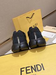 Fendi Faster Trainers Black nubuck leather low-tops 7E1555AKX6F1ICG - 5