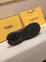 Fendi Faster Trainers Black nubuck leather low-tops 7E1555AKX6F1ICG - 6