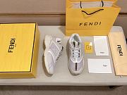 Fendi Faster Trainers White nubuck leather low-tops 7E1555AKX6F1ICF - 3