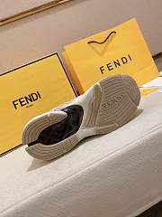 Fendi Faster Trainers White nubuck leather low-tops 7E1555AKX6F1ICF - 4