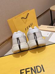 Fendi Faster Trainers White nubuck leather low-tops 7E1555AKX6F1ICF - 6