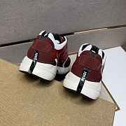 Fendi Faster Trainers Burgundy nubuck leather low-tops 7E1555AKX6F1ICI - 6