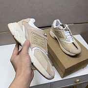 Fendi Faster Trainers Beige nubuck leather low-tops 7E1555AKX6F1ICH - 2