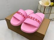 Burberry Women Slide Rubber in Pink  - 4