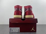 Air Jordan 1 Mid SE Tiki Leaf Team Red (Women's) DZ2820-601 - 3