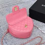 Chanel Heart Bag 22S Coral Pink AS3191 B07958 NH621 - 3