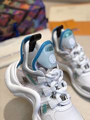 Louis Vuitton Archlight Sneaker in Leather and Technical Fabrics-Aqua - 2