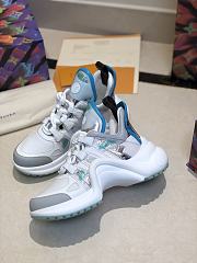 Louis Vuitton Archlight Sneaker in Leather and Technical Fabrics-Aqua - 5