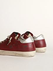 Golden Goose Superstar sneakers in nappa leather with perforated star - 4