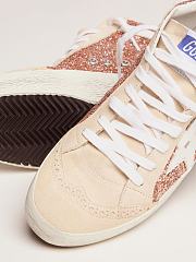 Golden Goose Mid Star sneakers with pink-gold glitter - 2