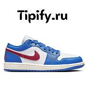 Air Jordan 1 Low Sport Blue Gym Red (Women's) DC0774-416 - 1