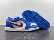 Air Jordan 1 Low Sport Blue Gym Red (Women's) DC0774-416 - 4