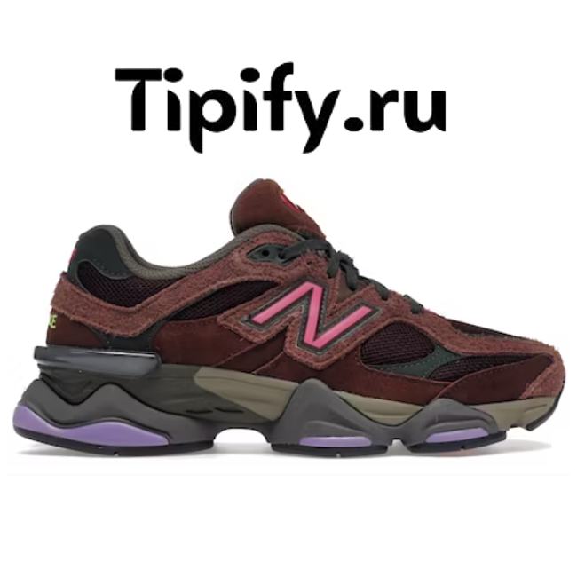 New Balance 9060 Rich Oak Burgundy U9060BUR - 1