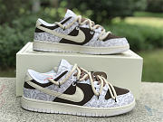 Dunk Low White Paisley Costome - 4