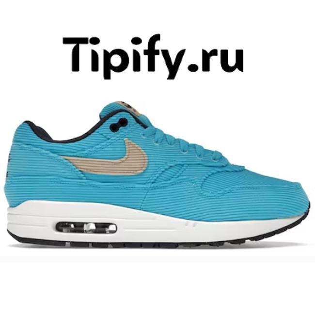 Nike Air Max 1 Corduroy Baltic Blue FB8915-400 - 1